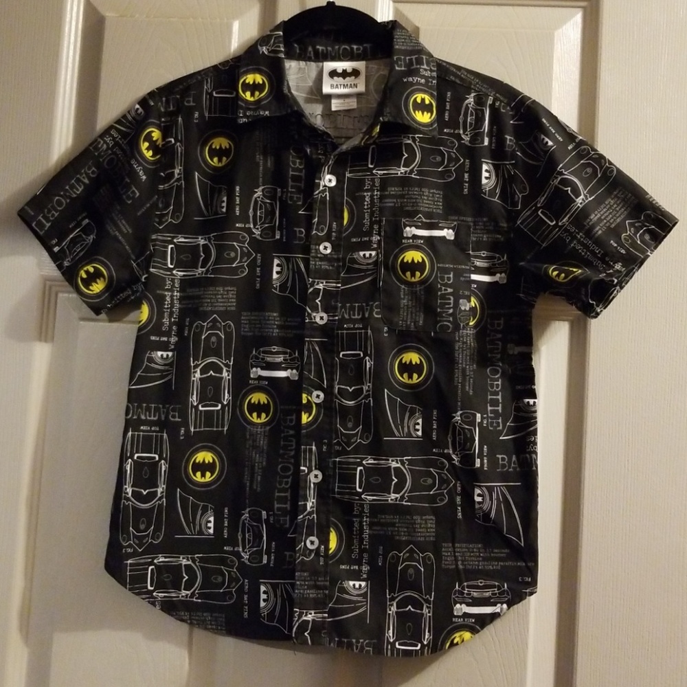 Batmobile Button Up